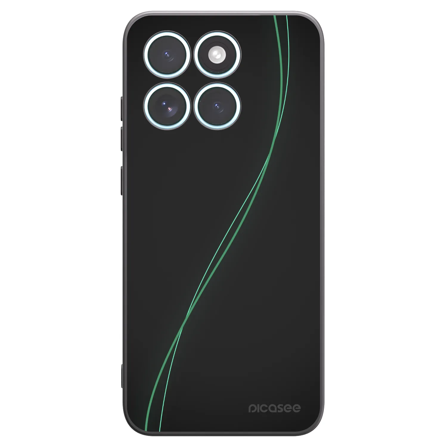 Picasee silikonowe czarne etui na Motorola Edge 70 Fusion - Be Different