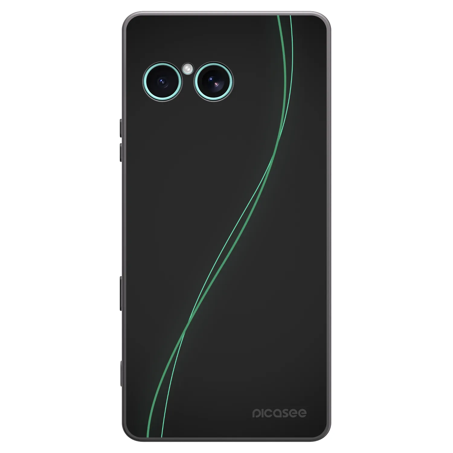 Picasee silikonowe czarne etui na Sony Xperia 10 VII - Be Different