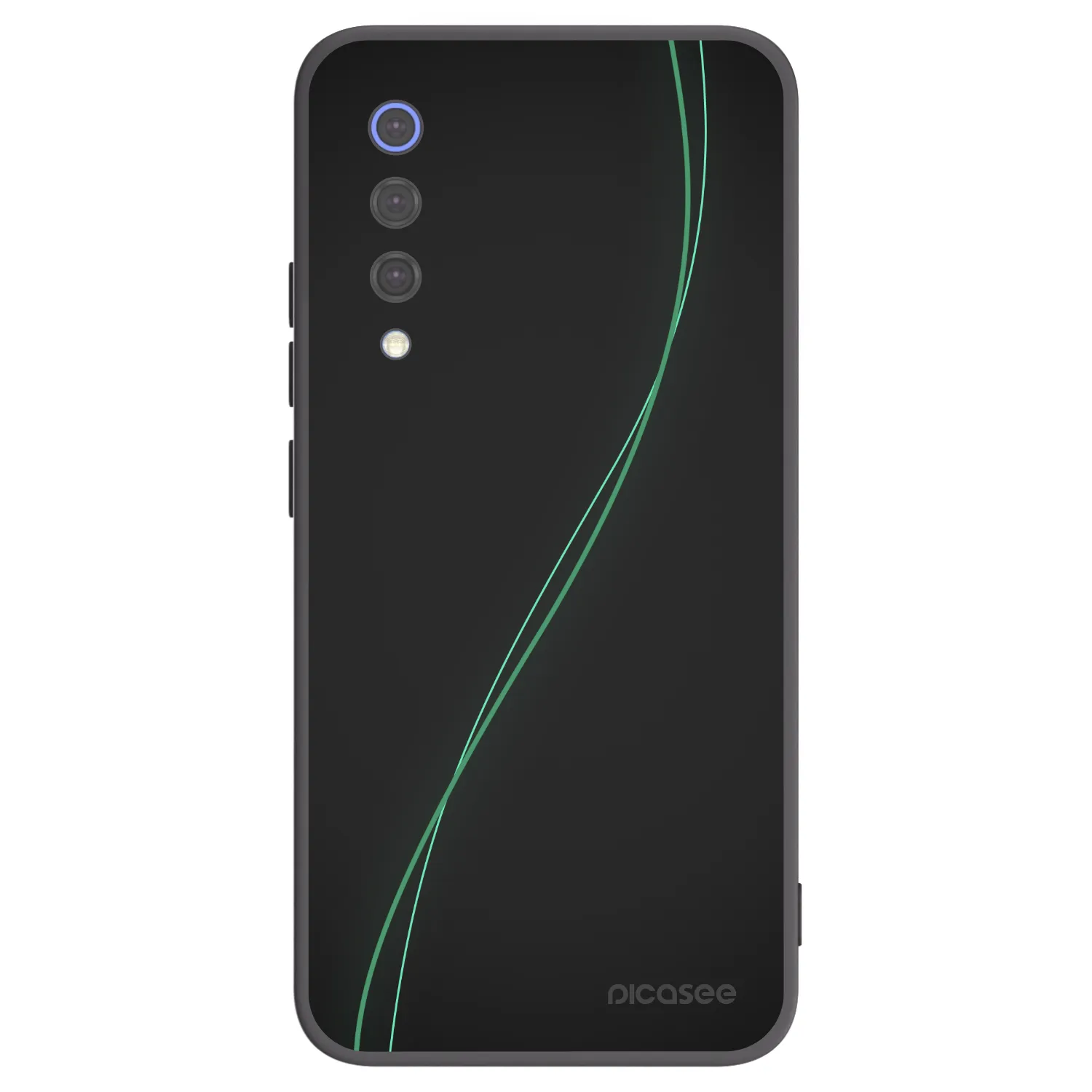 Picasee silikonowe czarne etui na Xiaomi Mi 9 SE - Be Different