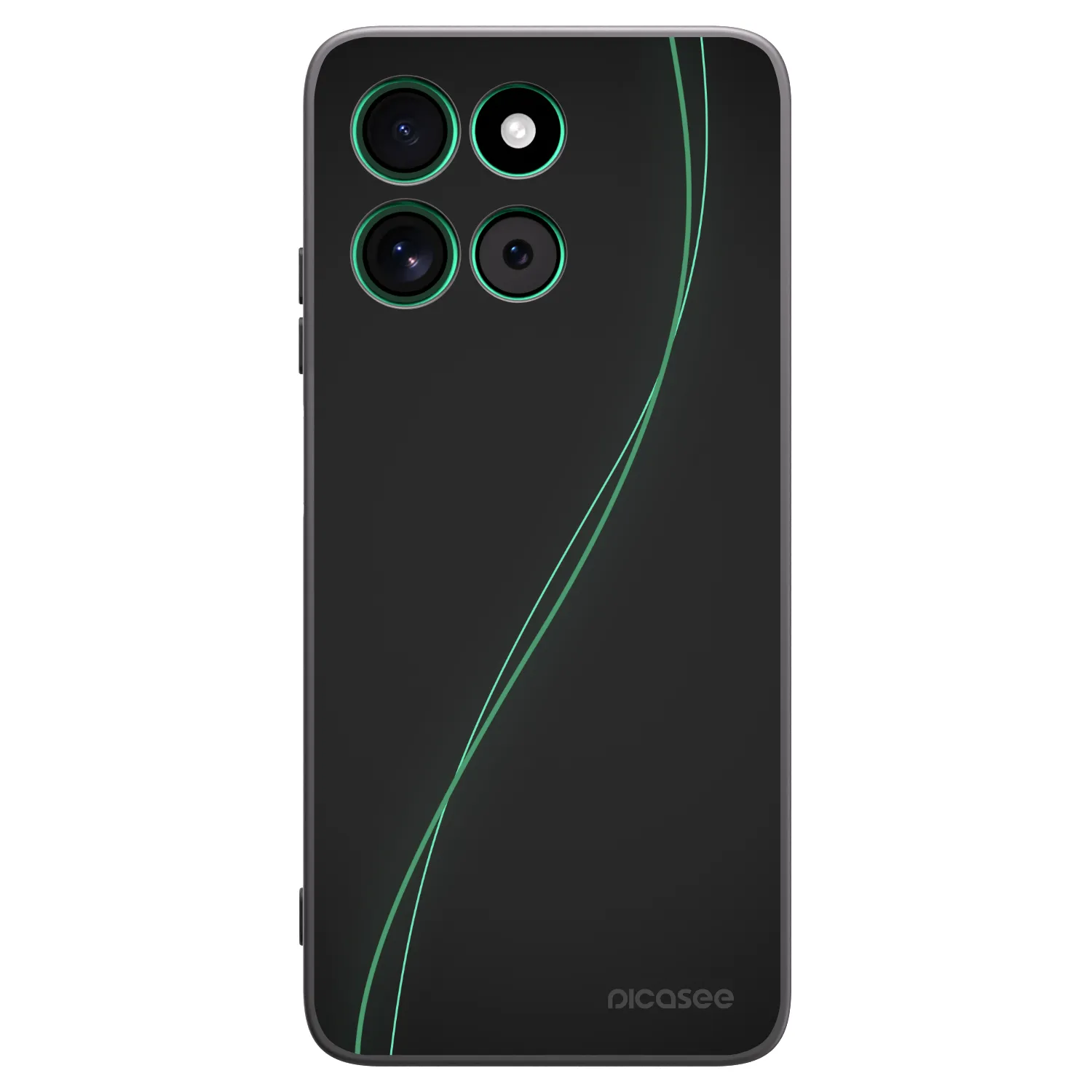 Picasee silikonowe czarne etui na Motorola Moto G57 Power - Be Different