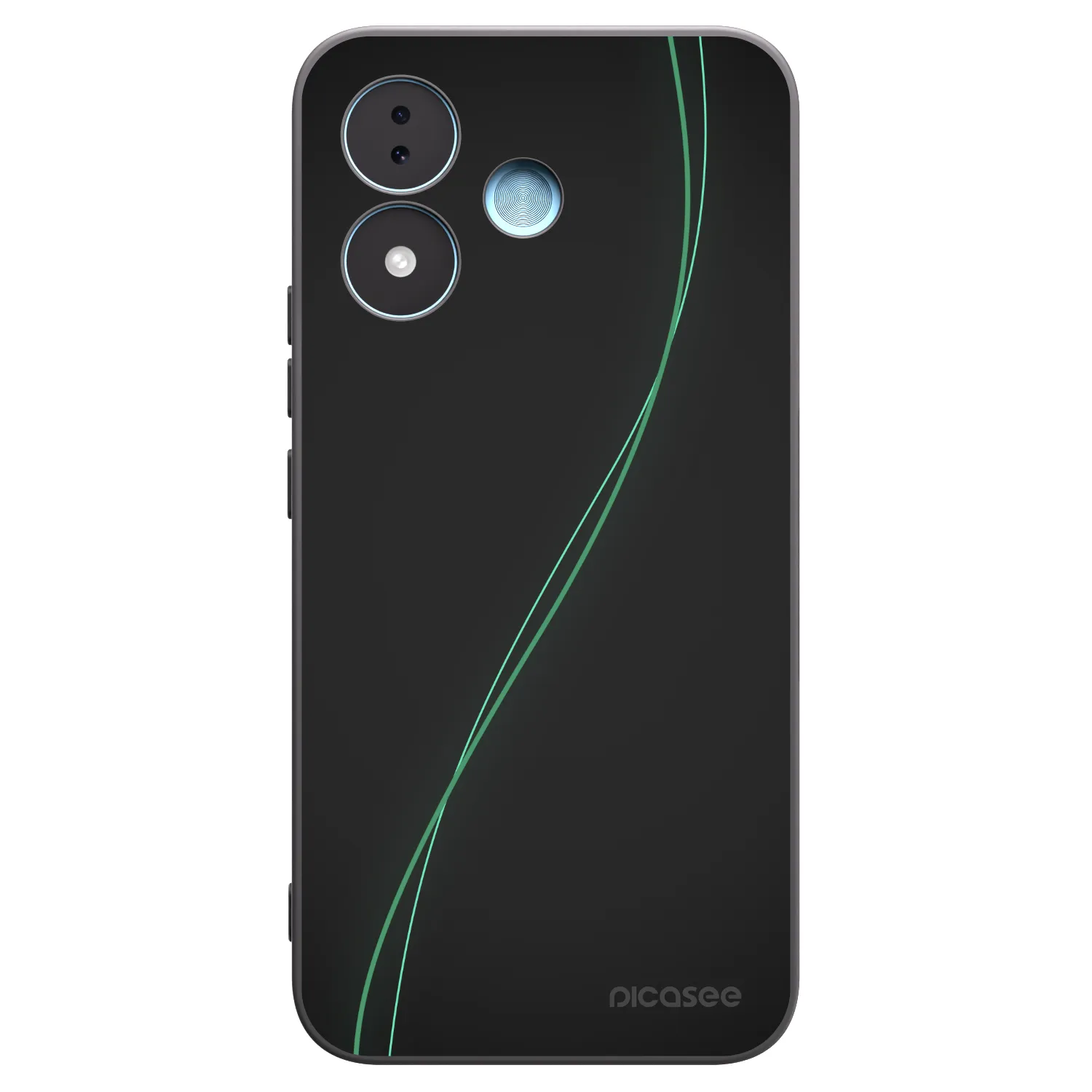 Picasee silikonowe czarne etui na Xiaomi Redmi Note 17 5G - Be Different