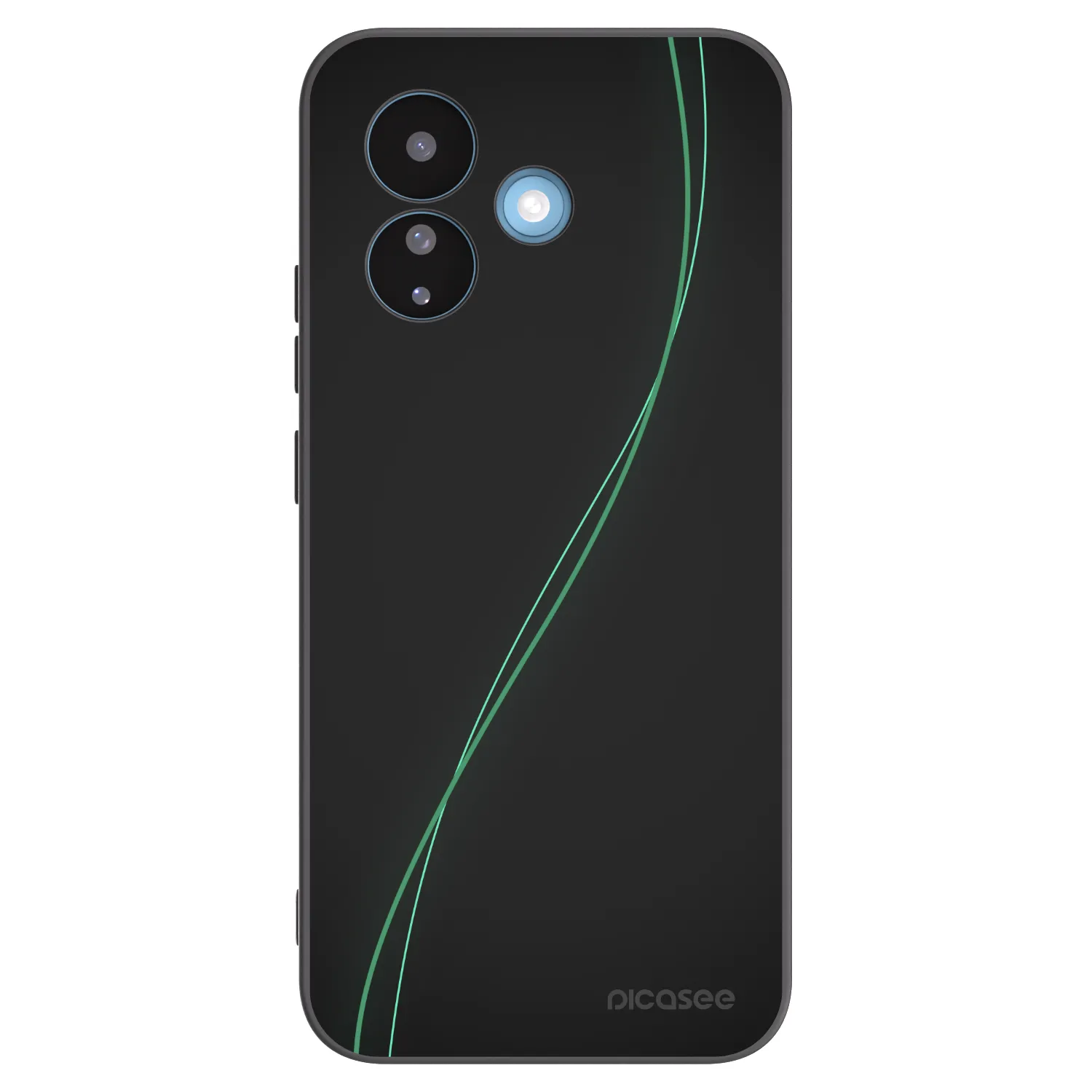 Picasee silikonowe czarne etui na Xiaomi Redmi Note 17 Pro 5G - Be Different
