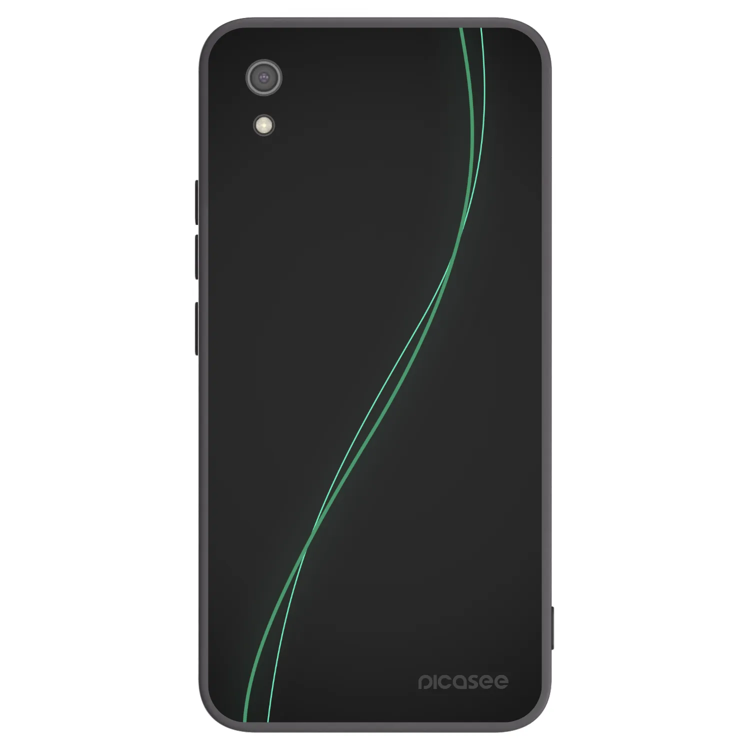 Picasee silikonowe czarne etui na Xiaomi Redmi 7A - Be Different