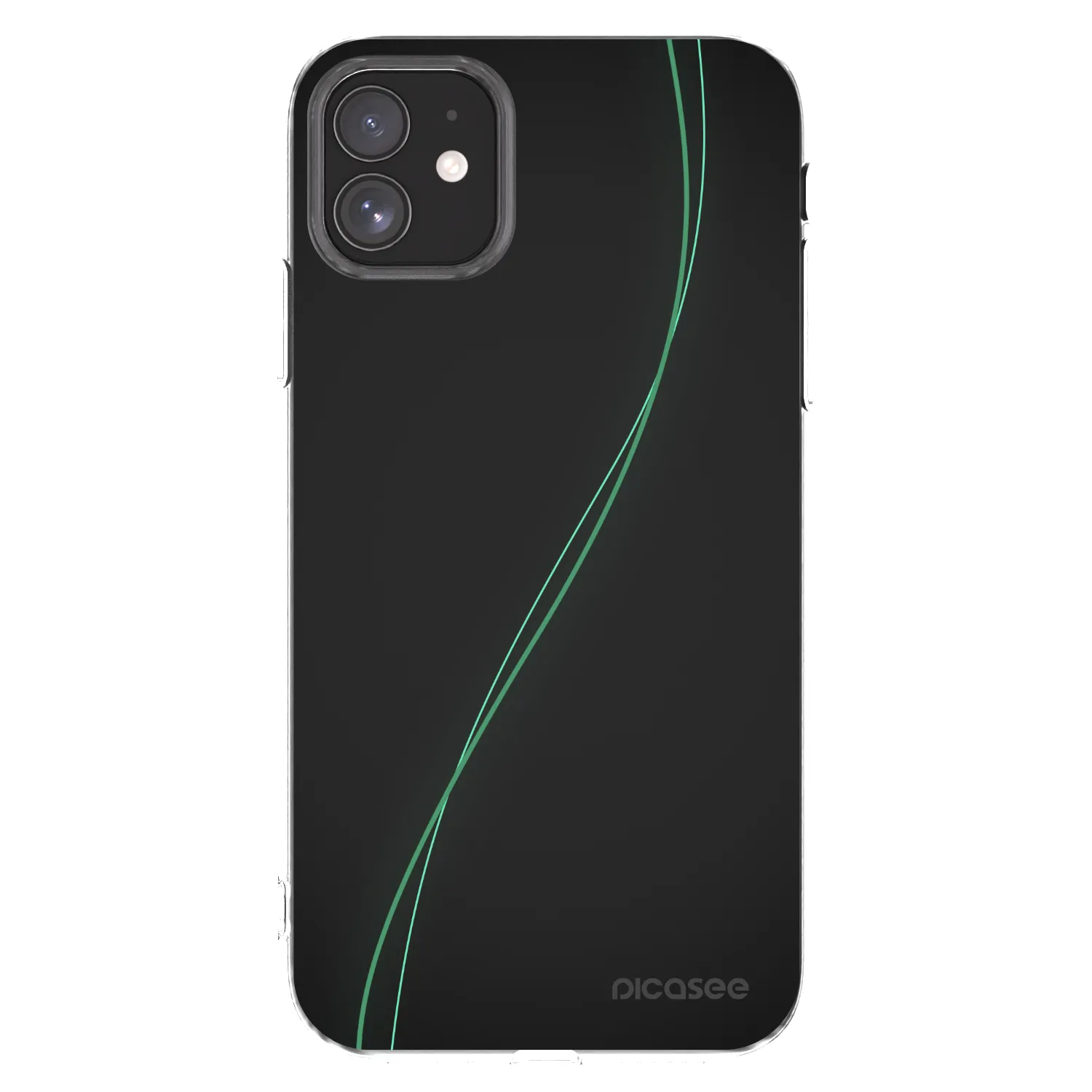 Picasee silikonowe przeźroczyste etui na Apple iPhone 11 - Be Different