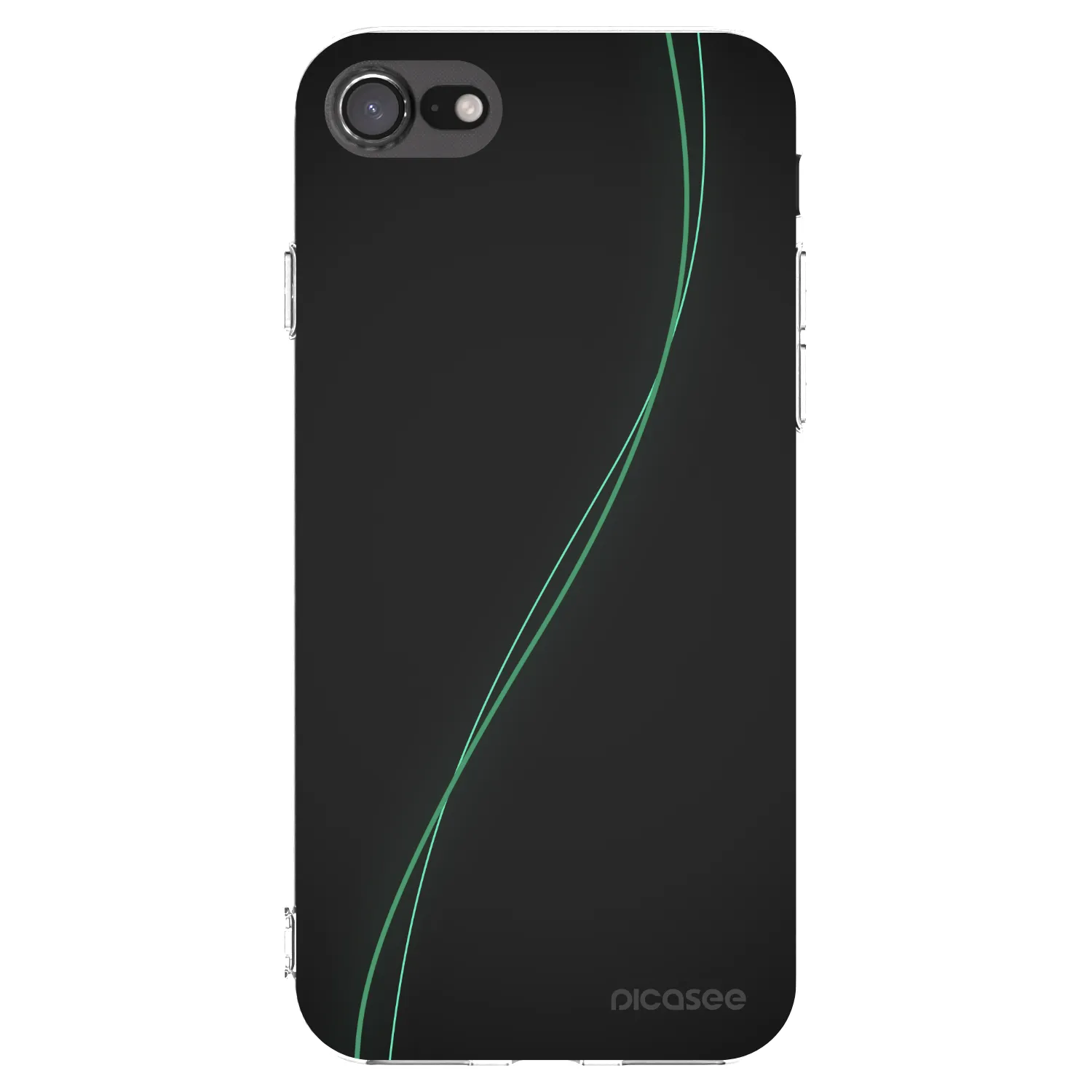 Picasee silikonowe przeźroczyste etui na Apple iPhone 8 - Be Different