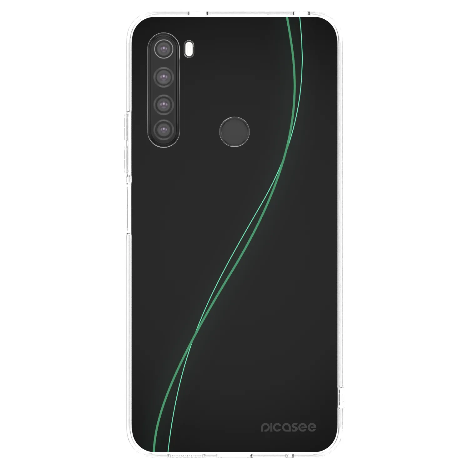 Picasee silikonowe przeźroczyste etui na Xiaomi Redmi Note 8 - Be Different