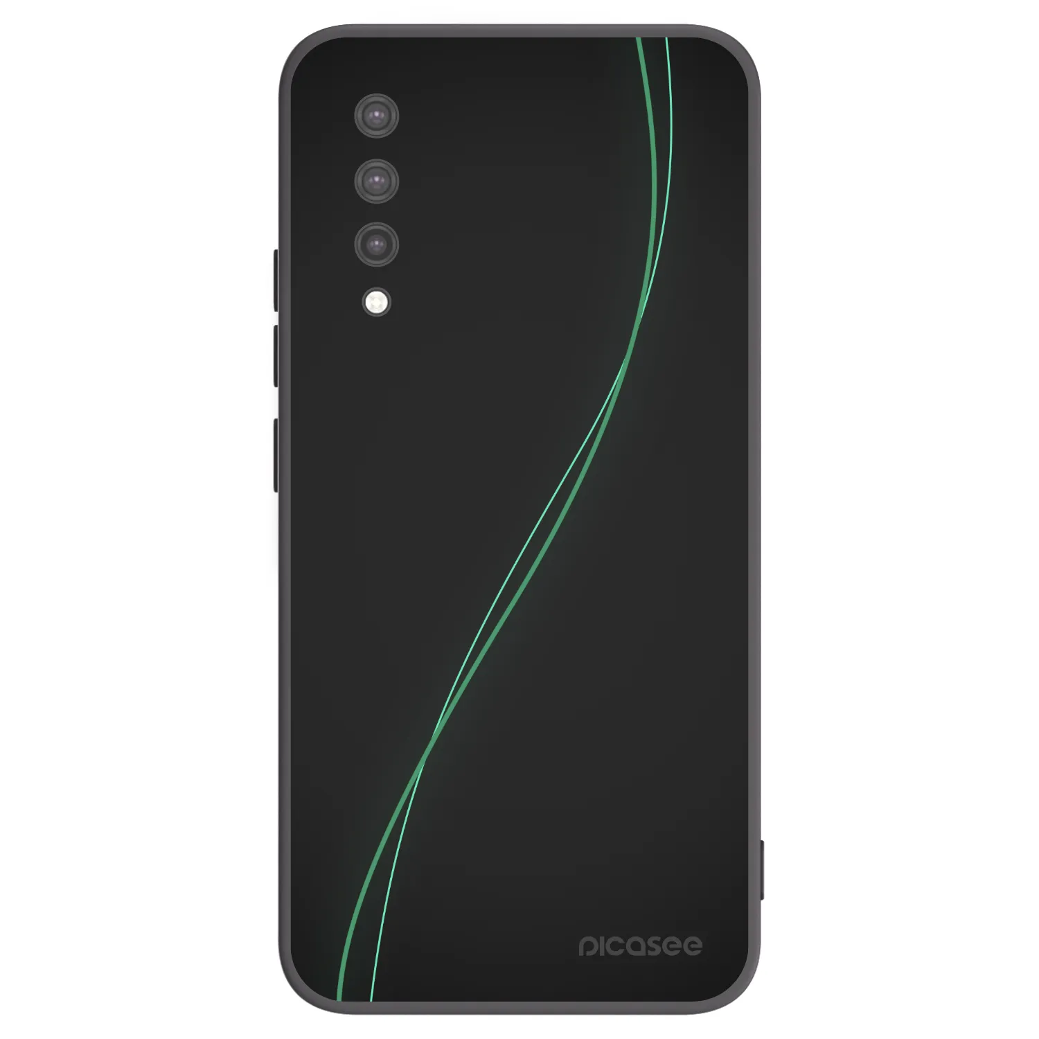 Picasee silikonowe czarne etui na Xiaomi Mi 9 Lite - Be Different