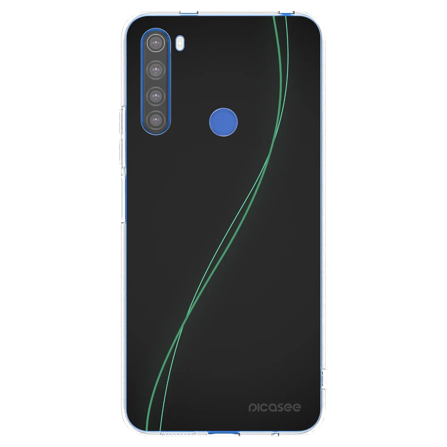 Picasee silikonowe przeźroczyste etui na Xiaomi Redmi Note 8T - Be Different