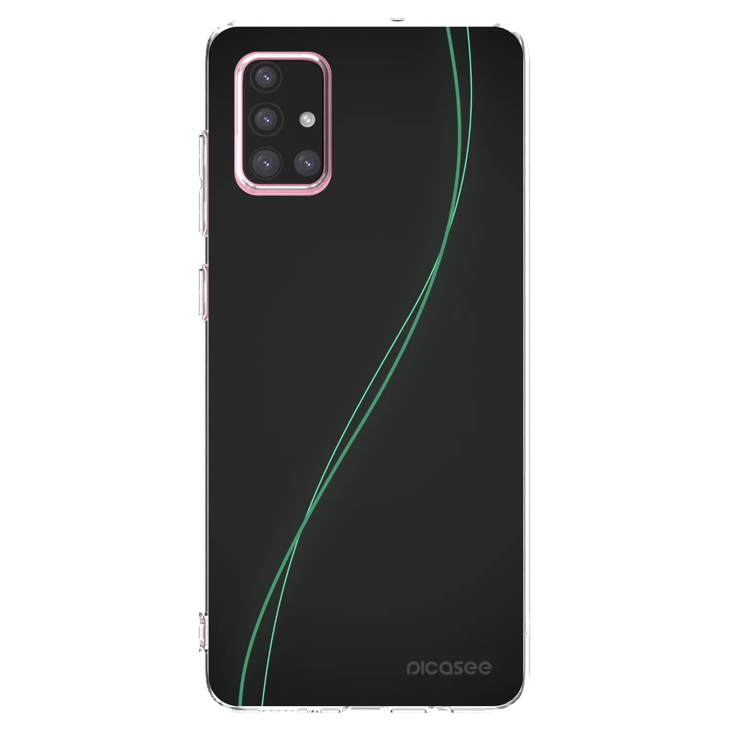 Picasee silikonowe przeźroczyste etui na Samsung Galaxy A71 A715F - Be Different