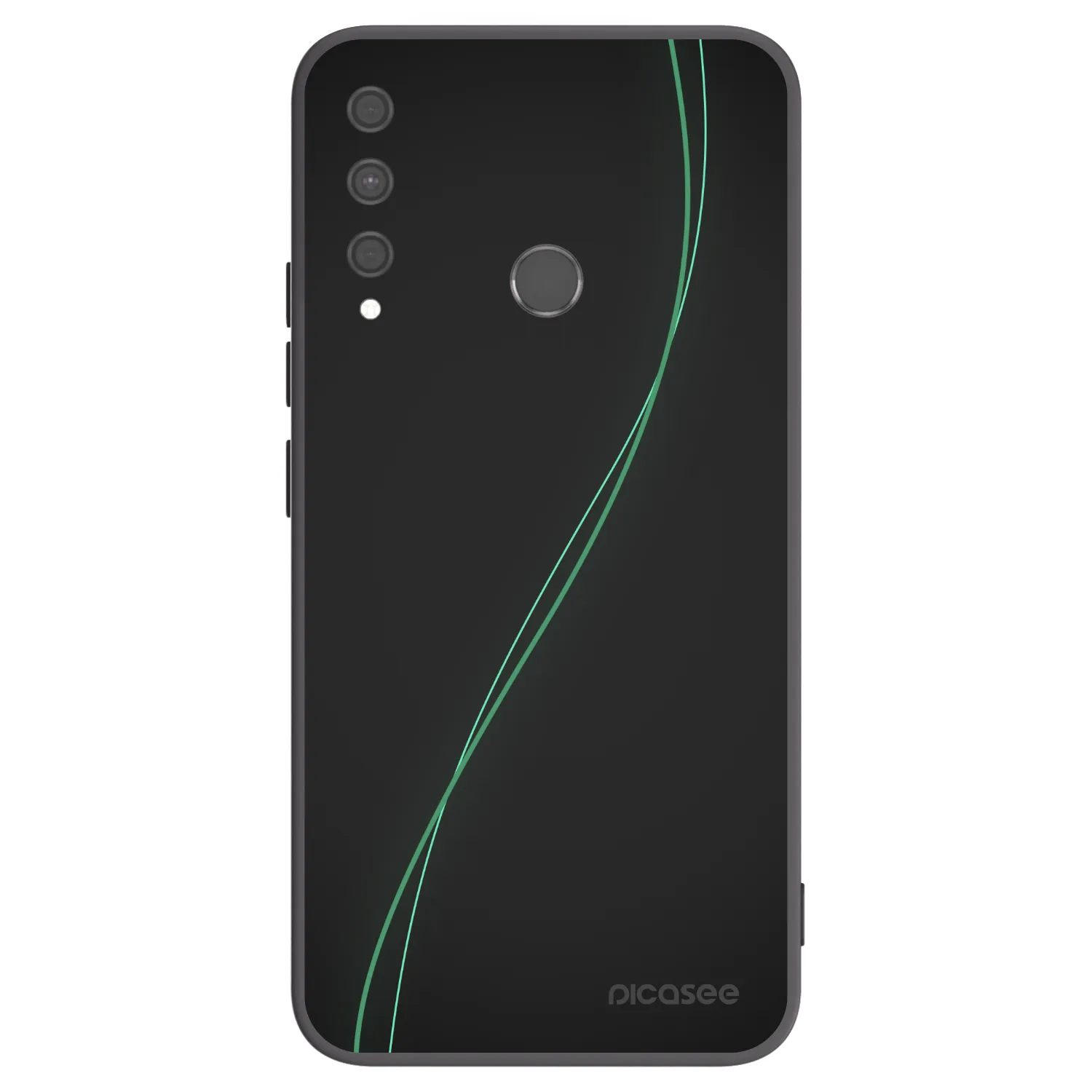 Picasee silikonowe czarne etui na Huawei P40 Lite E - Be Different
