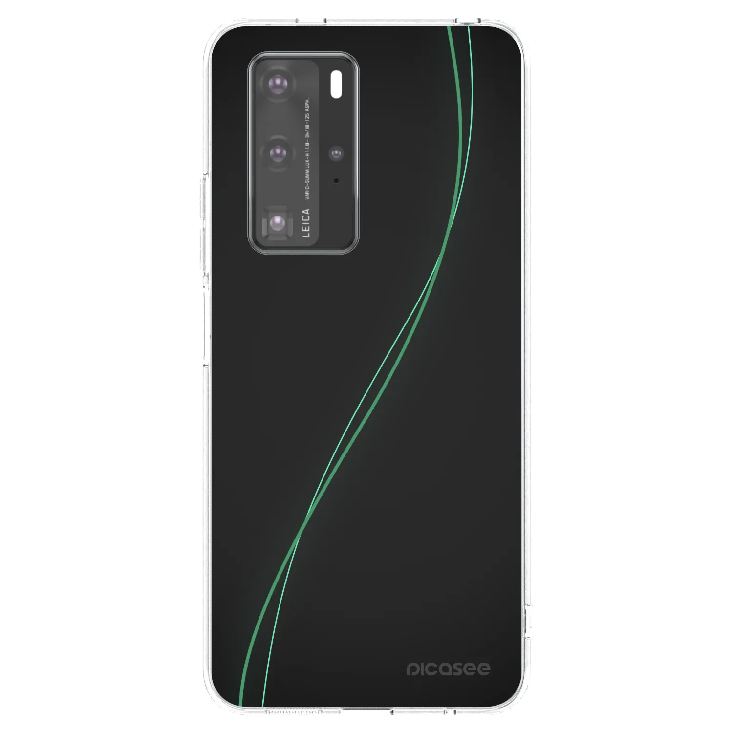 Picasee silikonowe przeźroczyste etui na Huawei P40 Pro - Be Different