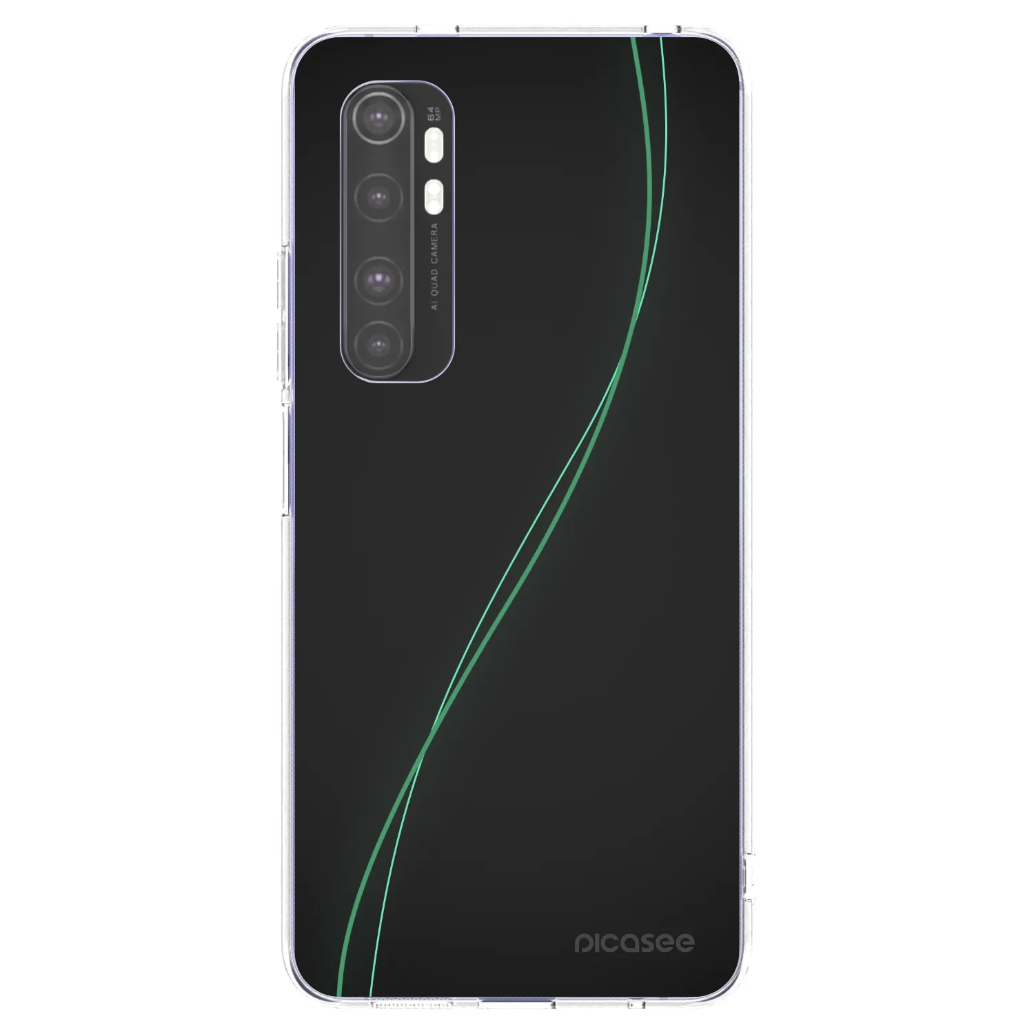 Picasee silikonowe przeźroczyste etui na Xiaomi Mi Note 10 Lite - Be Different