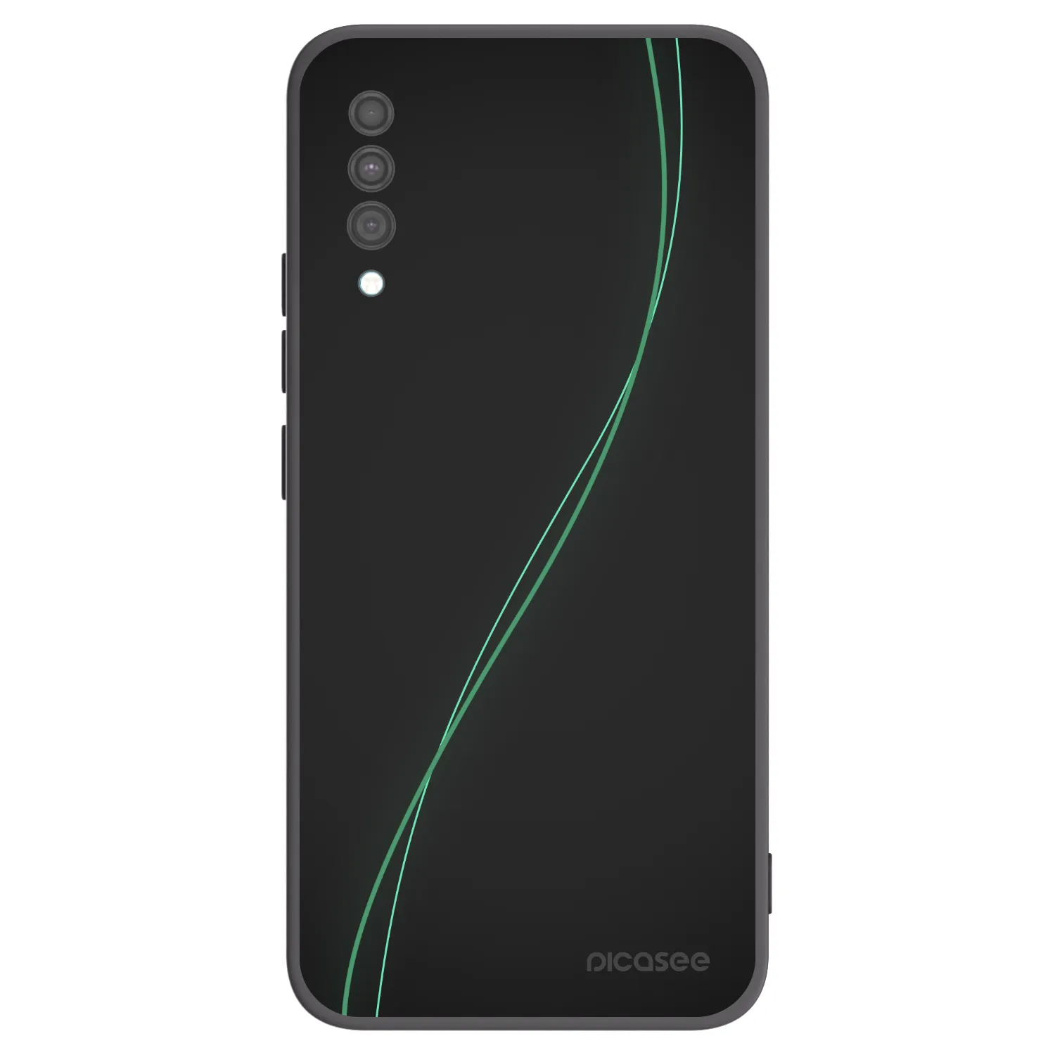 Picasee silikonowe czarne etui na Samsung Galaxy A30s A307F - Be Different