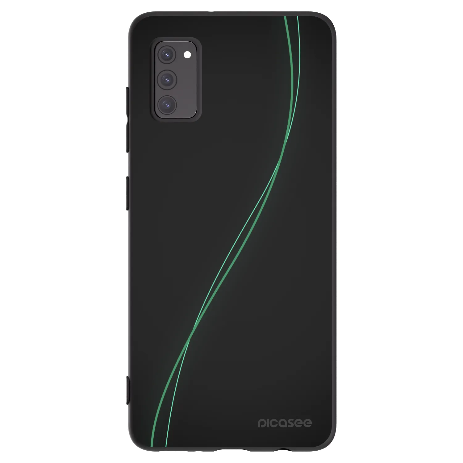 Picasee silikonowe czarne etui na Samsung Galaxy A41 A415F - Be Different