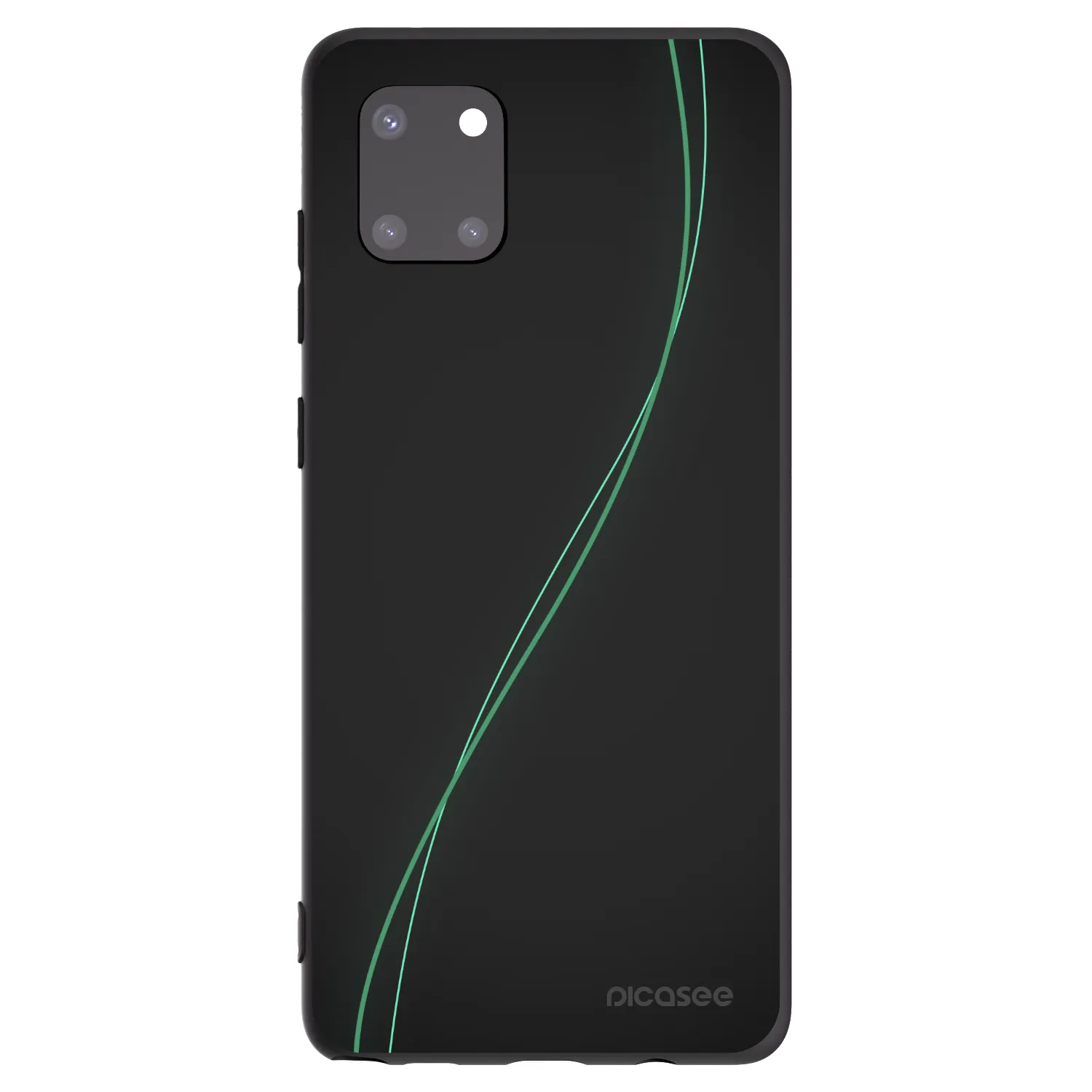 Picasee silikonowe czarne etui na Samsung Galaxy Note 10 Lite N770F - Be Different