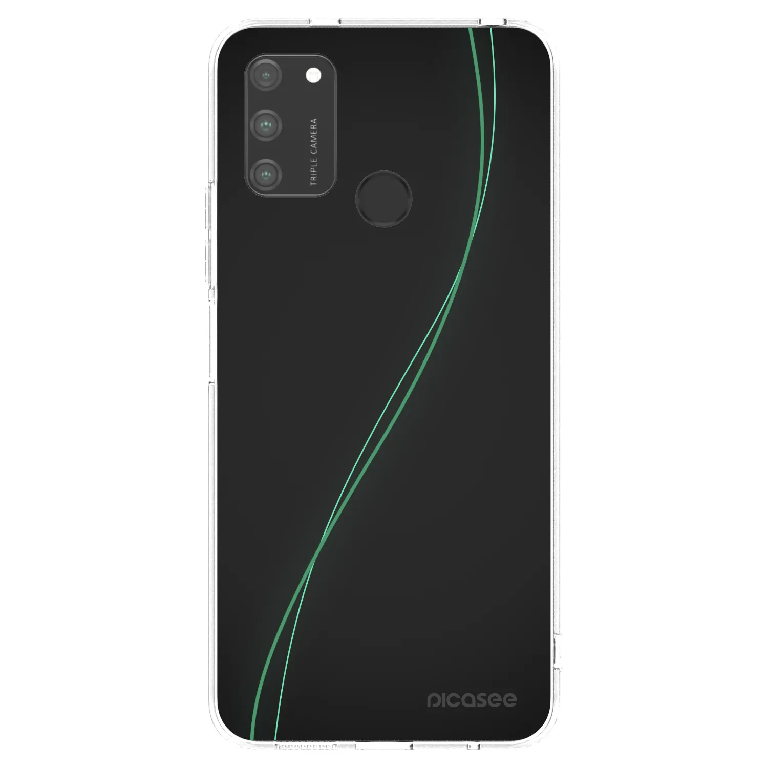Picasee silikonowe przeźroczyste etui na Honor 9A - Be Different
