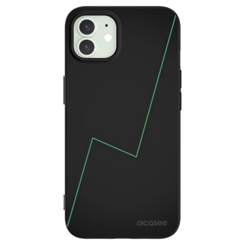 Picasee silikonowe czarne etui na Apple iPhone 12 - Consistency