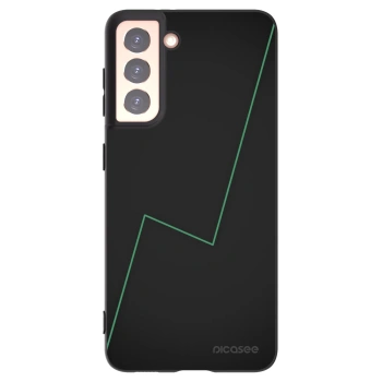 Picasee silikonowe czarne etui na Samsung Galaxy S21 5G G991B - Consistency