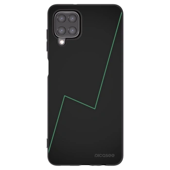 Picasee silikonowe czarne etui na Samsung Galaxy A12 A125F - Consistency