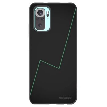 Picasee silikonowe czarne etui na Xiaomi Redmi Note 10 Pro - Consistency