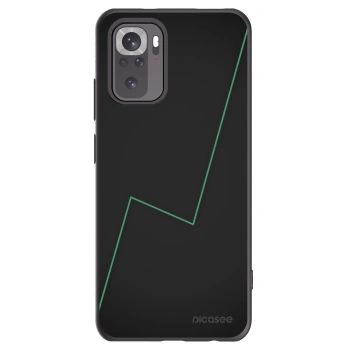 Picasee silikonowe czarne etui na Xiaomi Redmi Note 10S - Consistency