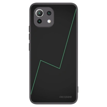 Picasee silikonowe czarne etui na Xiaomi Mi 11 Lite - Consistency