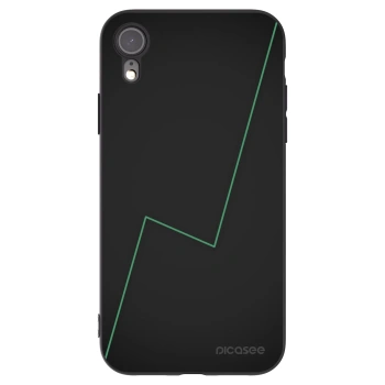 Picasee silikonowe czarne etui na Apple iPhone XR - Consistency