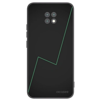 Picasee silikonowe czarne etui na Xiaomi Redmi Note 9T - Consistency