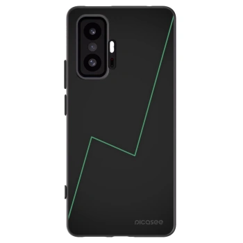 Picasee silikonowe czarne etui na Xiaomi 11T Pro - Consistency