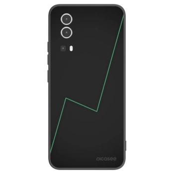 Picasee silikonowe czarne etui na Vivo Y72 5G - Consistency