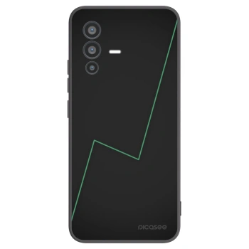 Picasee silikonowe czarne etui na Vivo V23 5G - Consistency