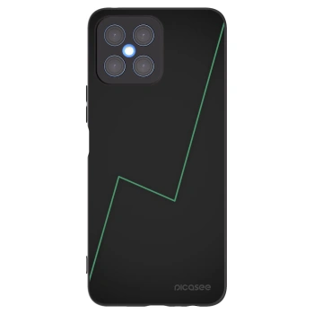 Picasee silikonowe czarne etui na Honor X8 4G - Consistency