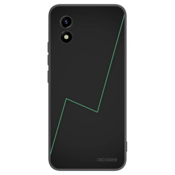 Picasee silikonowe czarne etui na Vivo Y01 - Consistency