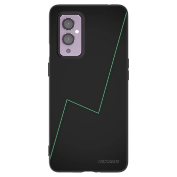 Picasee silikonowe czarne etui na OnePlus 9 - Consistency