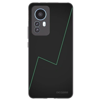 Picasee silikonowe czarne etui na Xiaomi 12T - Consistency