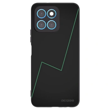 Picasee silikonowe czarne etui na Honor X8 5G - Consistency