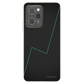 Picasee silikonowe czarne etui na Xiaomi Poco X5 Pro - Consistency