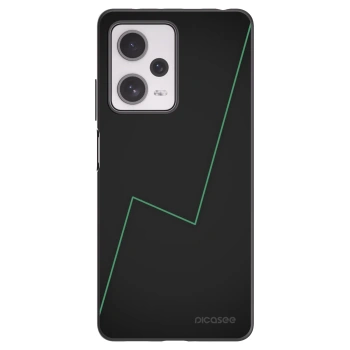 Picasee silikonowe czarne etui na Xiaomi Redmi Note 12 Pro+ 5G - Consistency