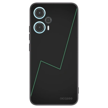 Picasee silikonowe czarne etui na Xiaomi Poco F5 - Consistency