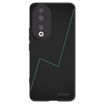 Picasee silikonowe czarne etui na Honor 90 5G - Consistency