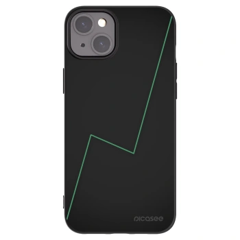 Picasee silikonowe czarne etui na Apple iPhone 15 Plus - Consistency
