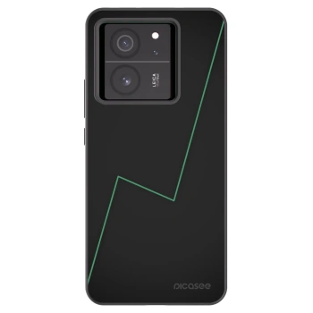 Picasee silikonowe czarne etui na Xiaomi 13T Pro - Consistency