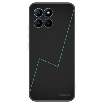 Picasee silikonowe czarne etui na Honor 70 Lite - Consistency