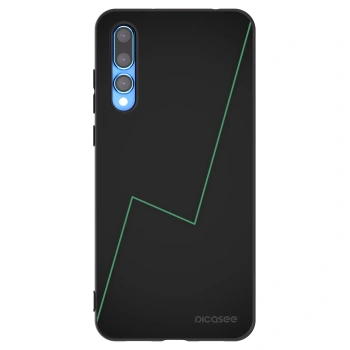 Picasee silikonowe czarne etui na Huawei P20 Pro - Consistency