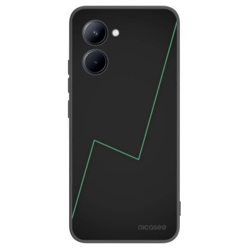 Picasee silikonowe czarne etui na Realme C33 (2023) - Consistency