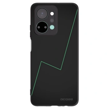 Picasee silikonowe czarne etui na Honor X7a - Consistency