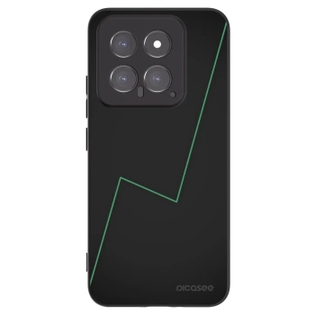 Picasee silikonowe czarne etui na Xiaomi 14 - Consistency