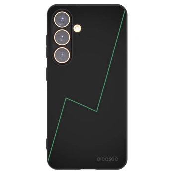 Picasee silikonowe czarne etui na Samsung Galaxy S24 S921B 5G - Consistency