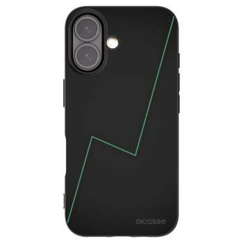 Picasee silikonowe czarne etui na Apple iPhone 16 - Consistency