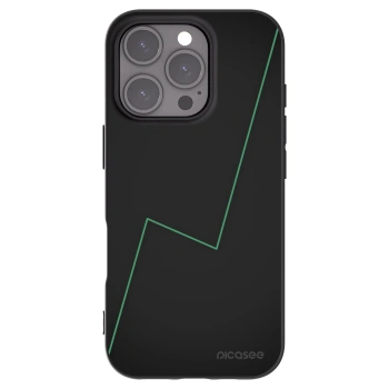 Picasee silikonowe czarne etui na Apple iPhone 16 Pro - Consistency